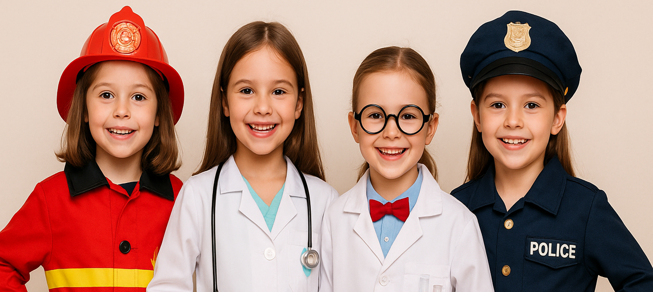 Disfraces de Oficios para Niñas: Jugar, Soñar y Aprender