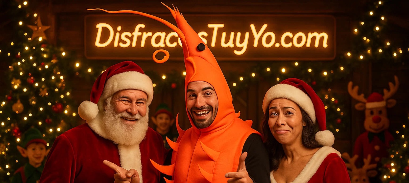 Disfraces de Navidad y disfraces de gamba: la combinación más divertida para estas fiestas