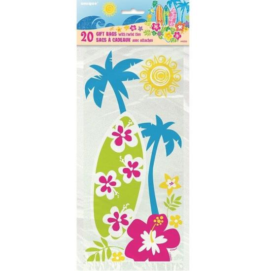 20 Bolsas de Regalo adorno Hawai 20 Bolsas de Regalo adorno Hawai