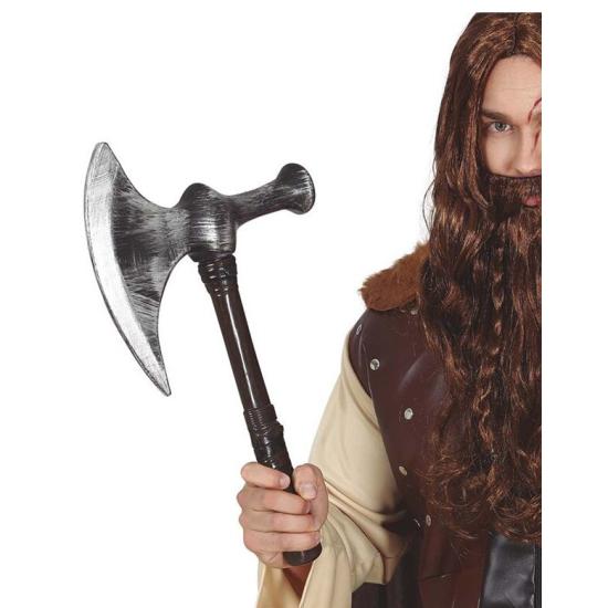 Hacha Medieval Plateada de 42 cm Hacha Medieval Plateada de 42 cm