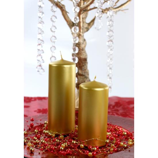 1 vela dorada (15x6 cm) 1 vela dorada (15x6 cm)