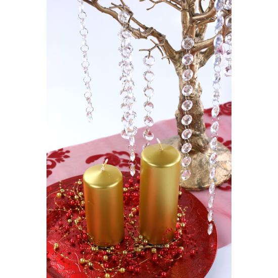 1 vela dorada (15x6 cm) 1 vela dorada (15x6 cm)