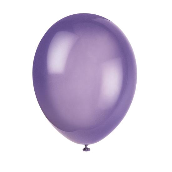10 globos color morado (30 cm) - Línea Colores Básicos 10 globos color morado (30 cm) - Línea Colores Básicos