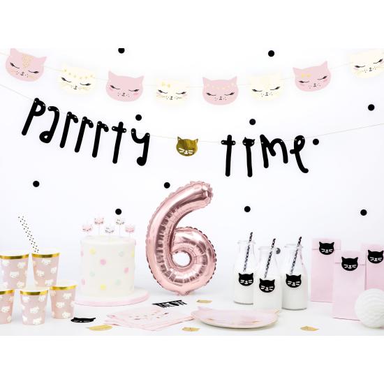 10 pajitas blancas con lunares negros de papel - Meow Party 10 pajitas blancas con lunares negros de papel - Meow Party