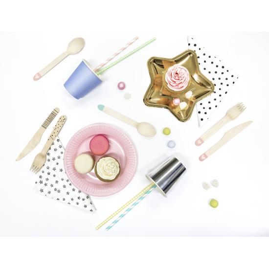 10 pajitas rosas pastel de papel - Unicorn 10 pajitas rosas pastel de papel - Unicorn