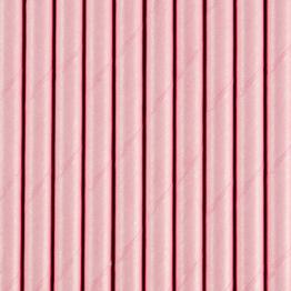 10 pajitas rosas pastel de papel