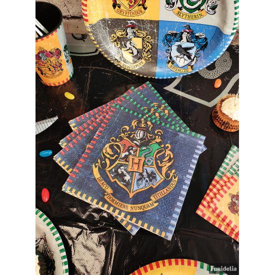 16 servilletas Harry Potter (33x33cm) - Hogwarts Houses 16 servilletas Harry Potter (33x33cm) - Hogwarts Houses