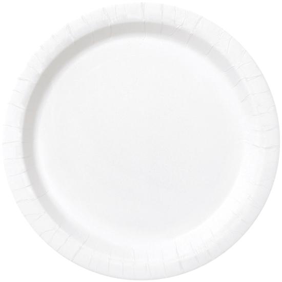 20 platos pequeños blancos (18 cm) - Línea Colores Básicos 20 platos pequeños blancos (18 cm) - Línea Colores Básicos