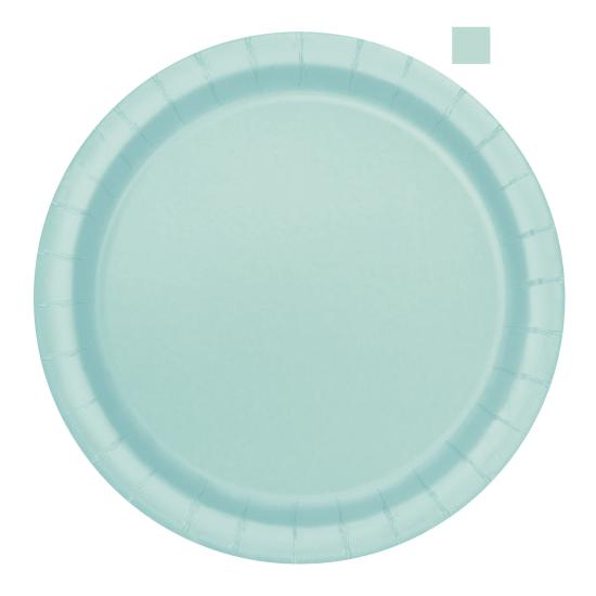20 platos pequeños verde menta (18 cm) 20 platos pequeños verde menta (18 cm)