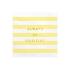 20 servilletas amarillas pastel con estampado "Always be positive" de papel (33x33 cm) - Yummy