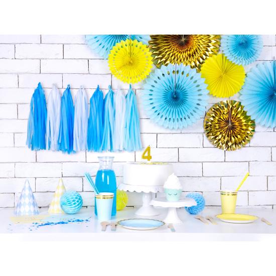 20 servilletas azul pastel con estampado "Live Laugh Love" de papel (33x33 cm) - Yummy 20 servilletas azul pastel con estampado "Live Laugh Love" de papel (33x33 cm) - Yummy