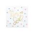 20 servilletas blancas "Boy Or Girl?" de papel (33x33 cm) - Gender Reveal Party