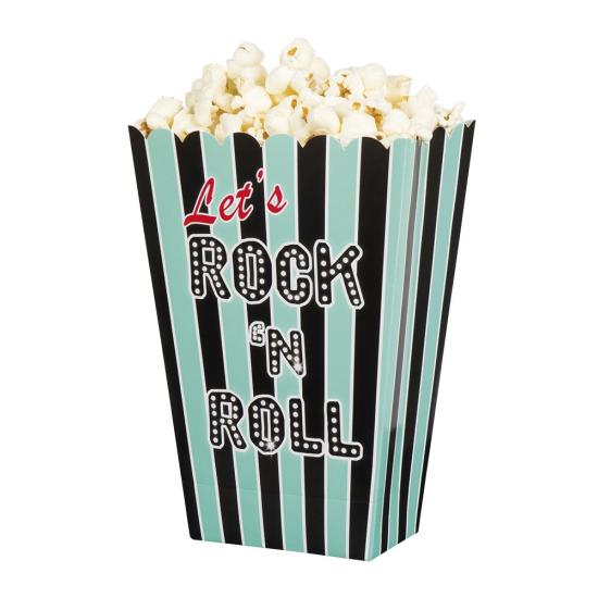 4 tazones de palomitas de maíz Rock 'n Roll 4 tazones de palomitas de maíz Rock 'n Roll