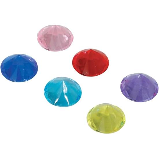 50 Diamantes Decorativos Multicolor (1,5 cm) - Accesorios para Fiestas y Eventos 50 Diamantes Decorativos Multicolor (1,5 cm) - Accesorios para Fiestas y Eventos