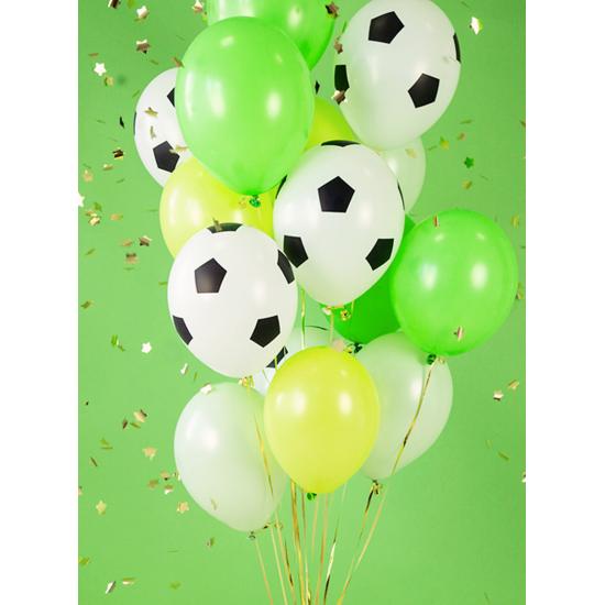 6 globos balón de fútbol (30 cm) 6 globos balón de fútbol (30 cm)