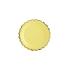 6 platos amarillo pastel de papel (18 cm) - Yummy