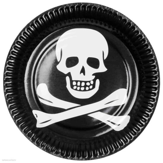 6 Platos Calavera 23 cms 6 Platos Calavera 23 cms