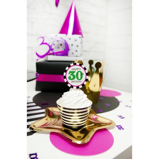 6 platos dorados con forma de estrella de papel (18 cm) - New Year’s Eve & Carnival 6 platos dorados con forma de estrella de papel (18 cm) - New Year’s Eve & Carnival