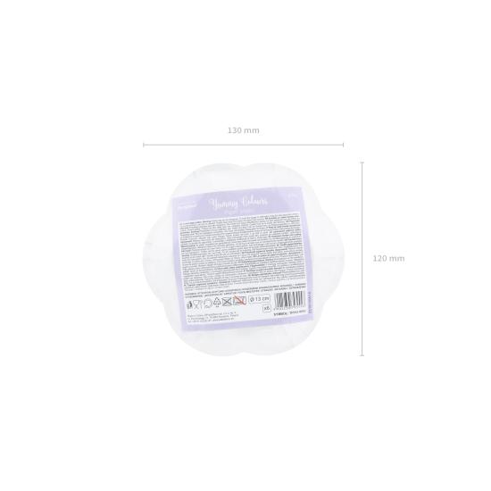 6 platos morados pastel con borde dorado "Good vibes only" de papel (13 cm) - Yummy 6 platos morados pastel con borde dorado "Good vibes only" de papel (13 cm) - Yummy