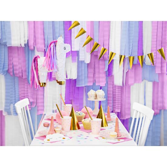 6 platos rosas pastel con estrellas doradas de papel (18 cm) 6 platos rosas pastel con estrellas doradas de papel (18 cm)