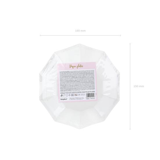 6 platos rosas pastel con estrellas doradas de papel (18 cm) 6 platos rosas pastel con estrellas doradas de papel (18 cm)