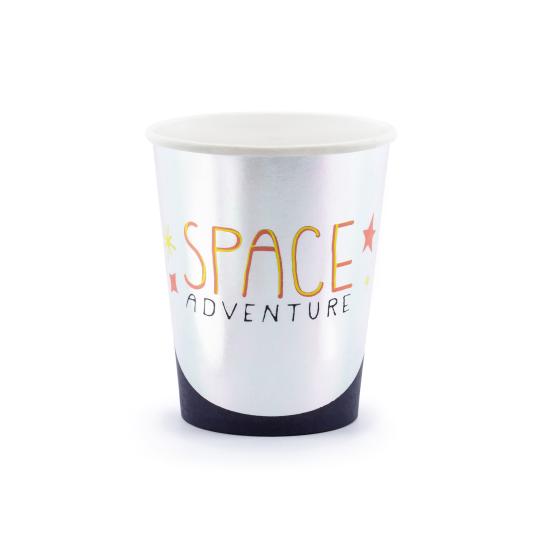 6 vasos "Space Adventure" de papel - Space Party 6 vasos "Space Adventure" de papel - Space Party