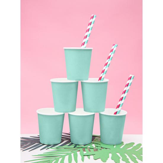 6 vasos azul turquesa - Aloha Turquoise 6 vasos azul turquesa - Aloha Turquoise