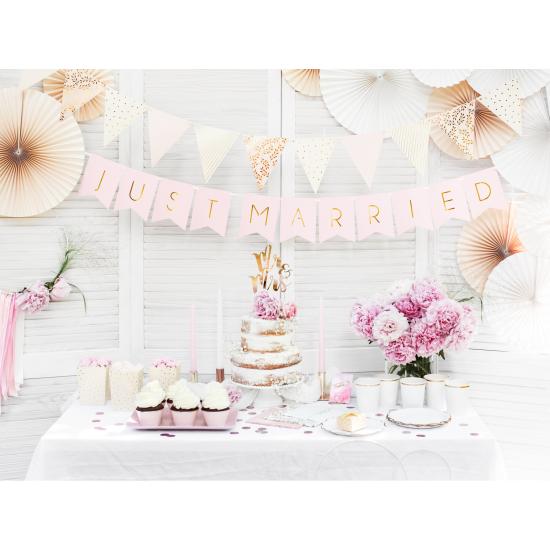 6 vasos blancos con borde dorado de papel - First Communion 6 vasos blancos con borde dorado de papel - First Communion