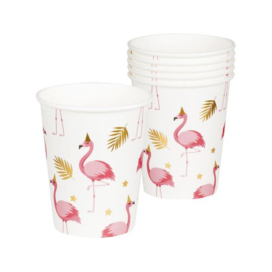 6 vasos de flamencos - Flamingo Party 6 vasos de flamencos - Flamingo Party