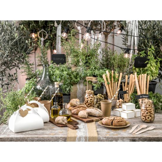 6 vasos de papel Kraft 6 vasos de papel Kraft