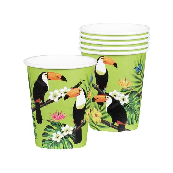 6 vasos de tucanes - Toucan Party 6 vasos de tucanes - Toucan Party