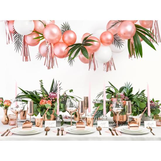 6 vasos oro rosa de papel 6 vasos oro rosa de papel