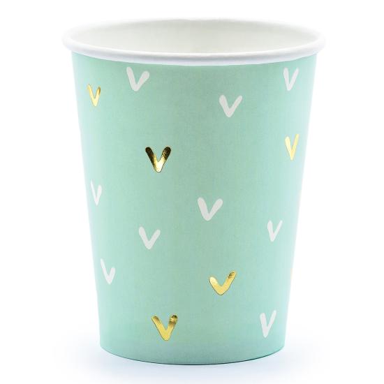 6 vasos verdes - Llama Party 6 vasos verdes - Llama Party