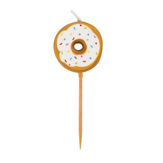 6 velas (7 cm) - Donut Party 6 velas (7 cm) - Donut Party