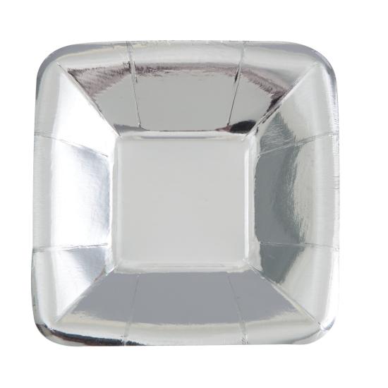 8 bandejas cuadradas plateadas - Solid Colour Tableware 8 bandejas cuadradas plateadas - Solid Colour Tableware