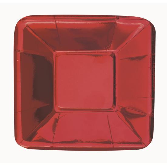 8 bandejas cuadradas rojas - Solid Colour Tableware 8 bandejas cuadradas rojas - Solid Colour Tableware