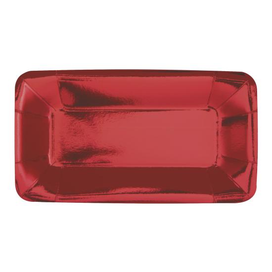8 bandejas rectangulares rojas - Solid Colour Tableware 8 bandejas rectangulares rojas - Solid Colour Tableware