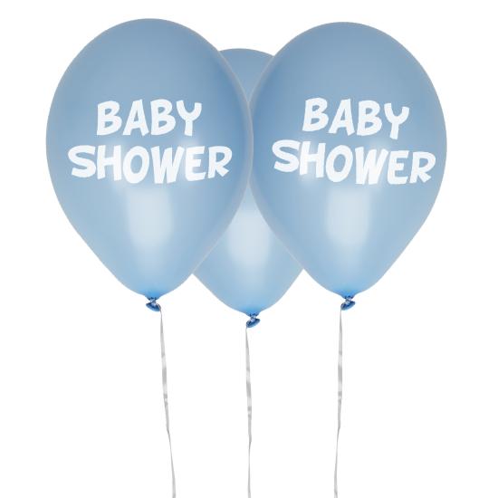 8 globos azules Baby Shower(30 cm) - Blue Star 8 globos azules Baby Shower(30 cm) - Blue Star