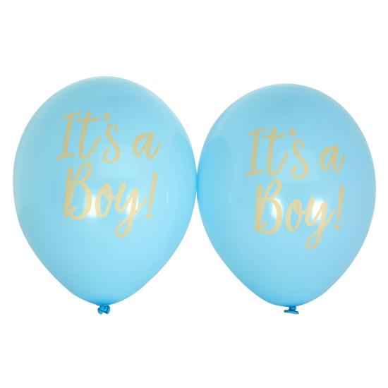 8 globos azules "It's a boy" (30 cm) - Pattern Works Blue 8 globos azules "It's a boy" (30 cm) - Pattern Works Blue