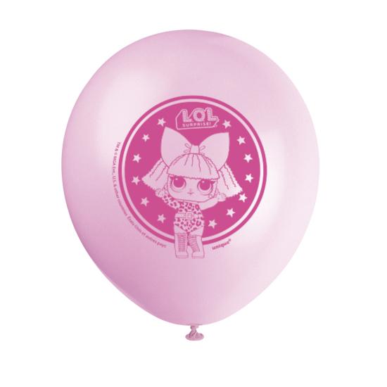 8 globos de látex LOL Surprise (47cm) - LOL Friends 8 globos de látex LOL Surprise (47cm) - LOL Friends