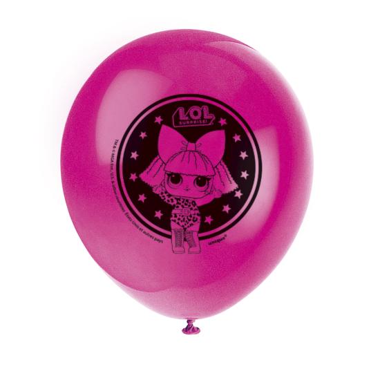 8 globos de látex LOL Surprise (47cm) - LOL Friends 8 globos de látex LOL Surprise (47cm) - LOL Friends