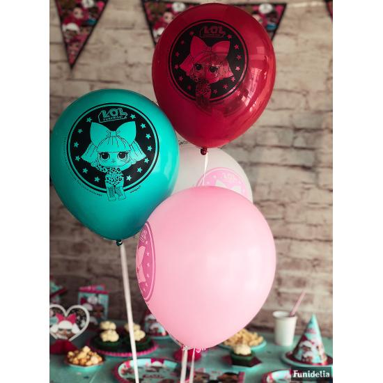 8 globos de látex LOL Surprise (47cm) - LOL Friends 8 globos de látex LOL Surprise (47cm) - LOL Friends