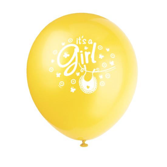 8 globos rosas (30 cm) - Pink Clothesline Baby Shower 8 globos rosas (30 cm) - Pink Clothesline Baby Shower