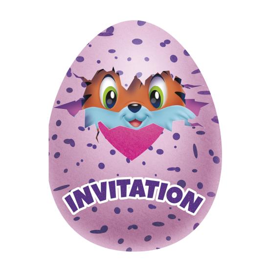 8 invitaciones Hatchimals 8 invitaciones Hatchimals