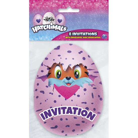 8 invitaciones Hatchimals 8 invitaciones Hatchimals