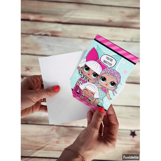 8 invitaciones LOL Surprise - LOL Friends 8 invitaciones LOL Surprise - LOL Friends
