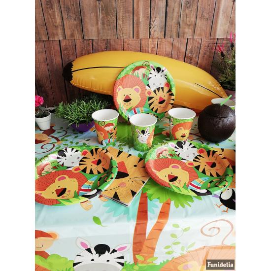8 platos (23 cm) - Animal Jungle 8 platos (23 cm) - Animal Jungle