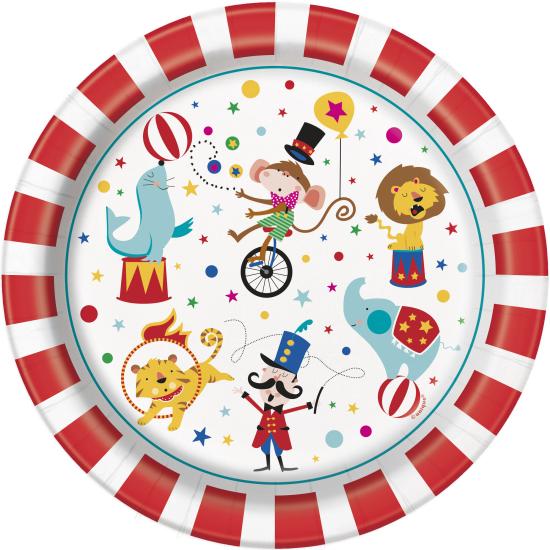 8 platos (23 cm) - Circus Carnival 8 platos (23 cm) - Circus Carnival
