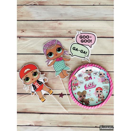 8 platos LOL Surprise (23cm) - LOL Friends 8 platos LOL Surprise (23cm) - LOL Friends