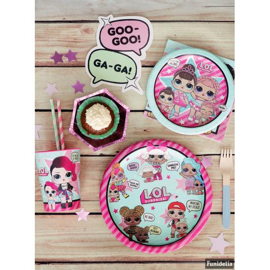 8 platos LOL Surprise (23cm) - LOL Friends 8 platos LOL Surprise (23cm) - LOL Friends